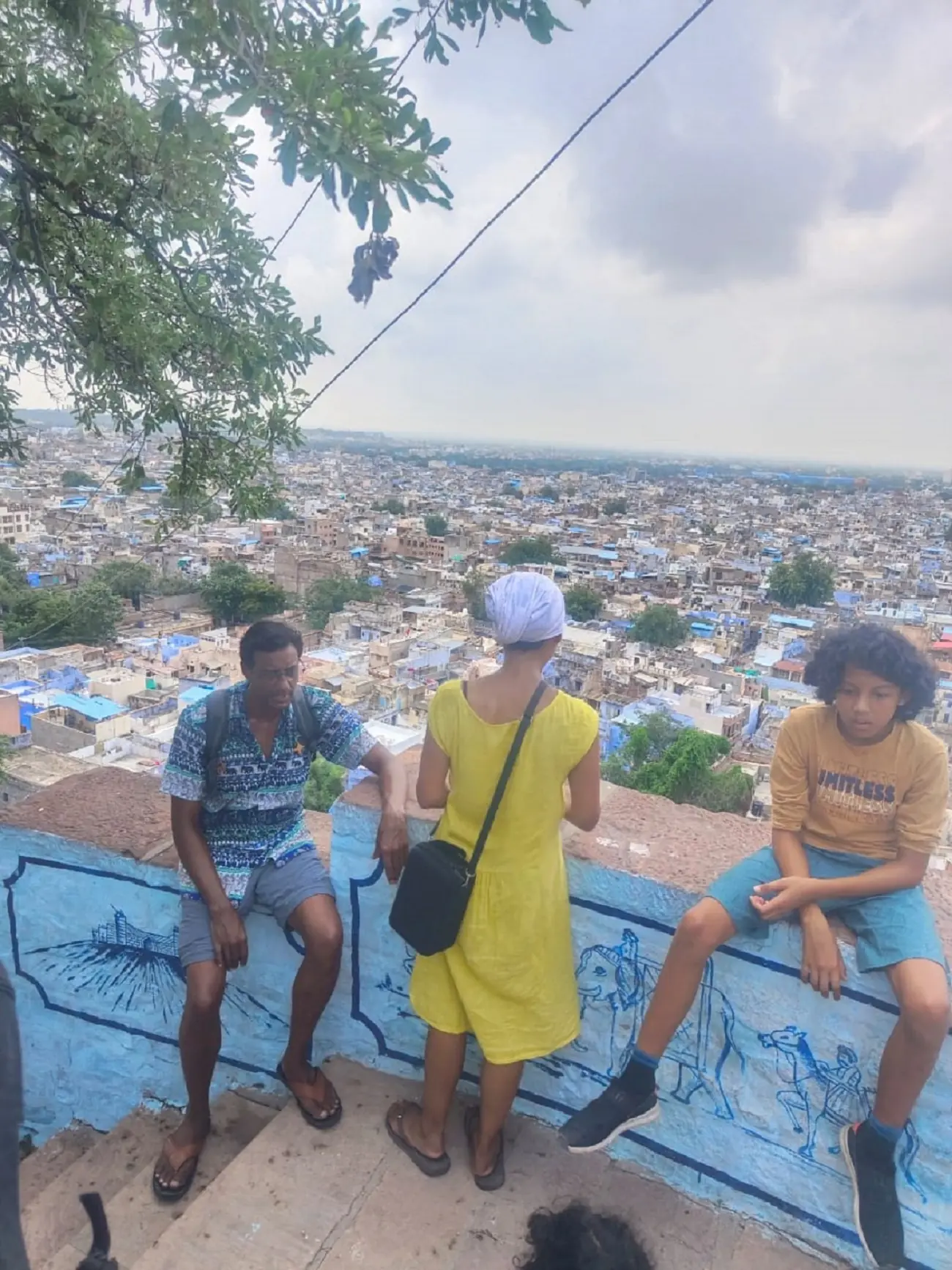The Blue City in Different Seasons