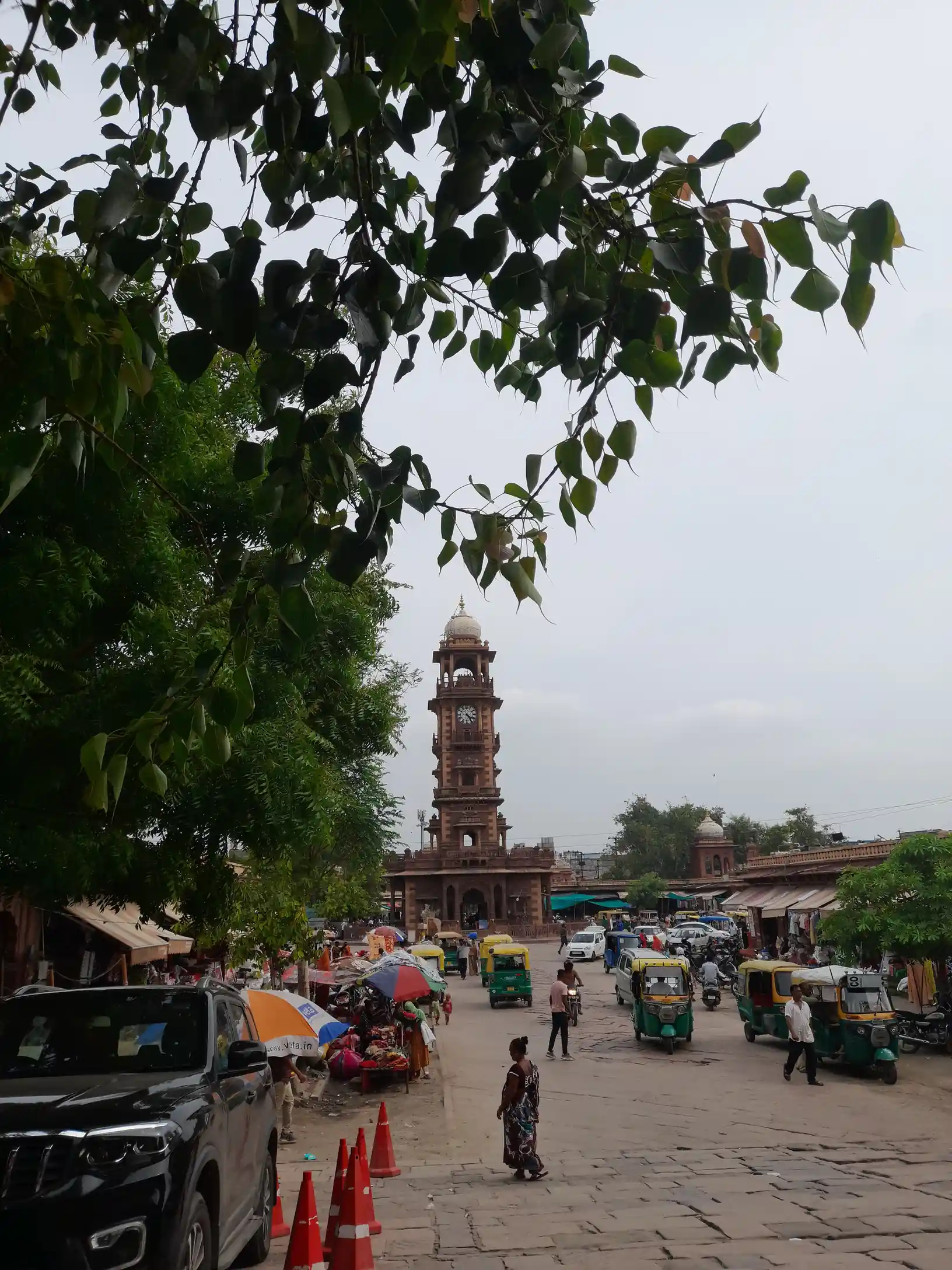 Food Near the Clock Tower