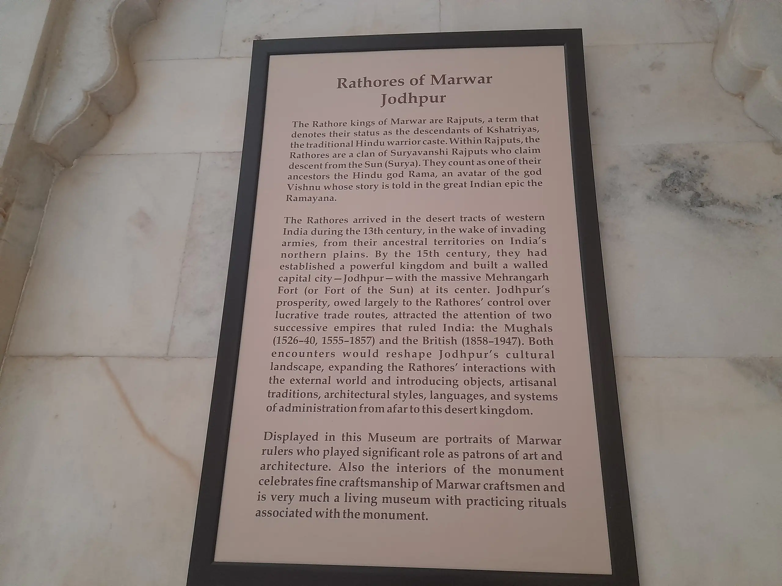 Marwar's Distinct Desert Geography and Its Cultural Impact