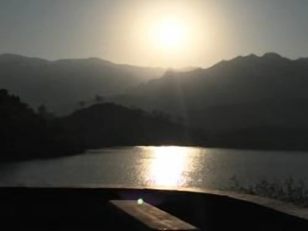 A Desert Sunset Near Osian